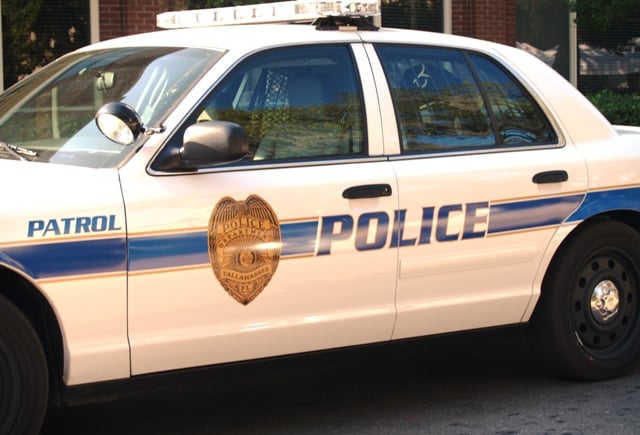 A Tallahassee Police Department patrol car