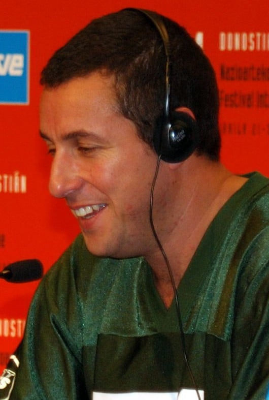 Sandler at a press conference for Click in 2005