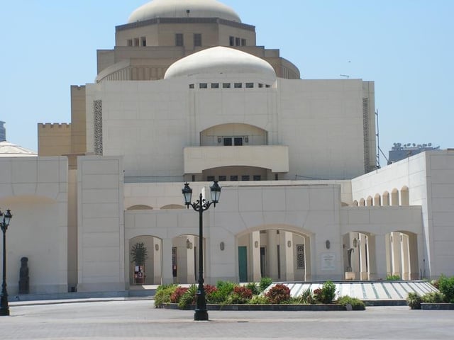 Cairo Opera House, at the National Cultural Center, Zamalek district.