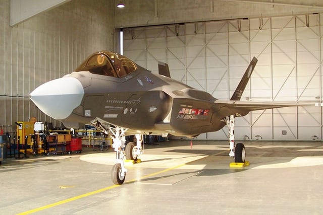 The first of 15 pre-production F-35s