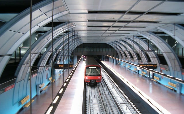 The Lisbon Metro is Portugal's oldest and largest subway system.