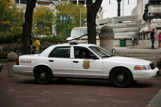 Indianapolis Metropolitan Police Department interceptor in 2008.