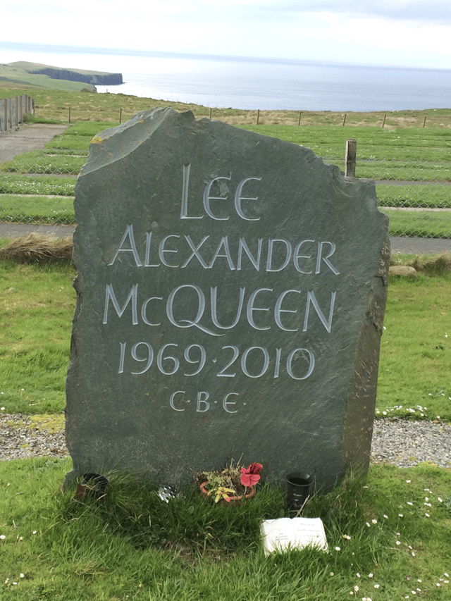 Lee Alexander McQueen Headstone, Kilmuir, Isle of Skye.