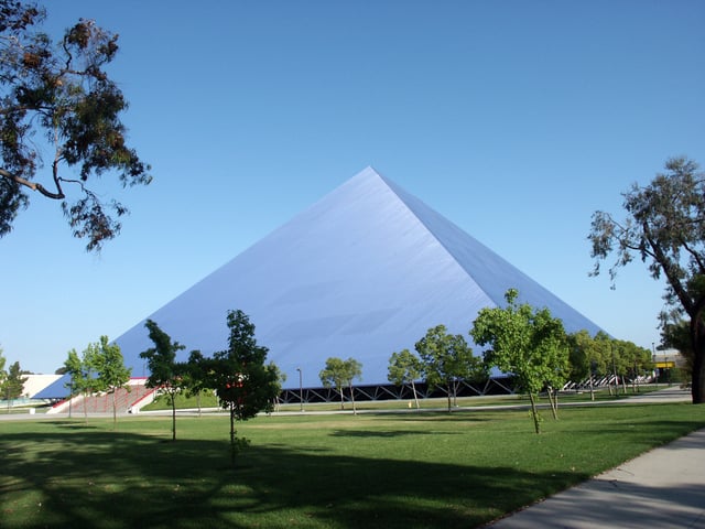 The Walter Pyramid at California State University, Long Beach