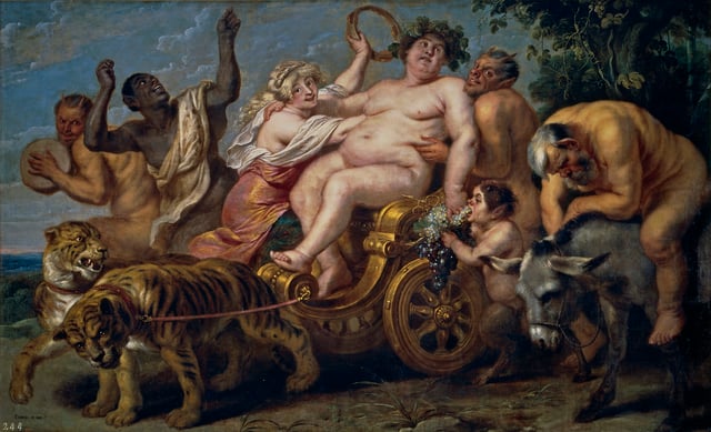 The triumph of Bacchus by Cornelis de Vos.