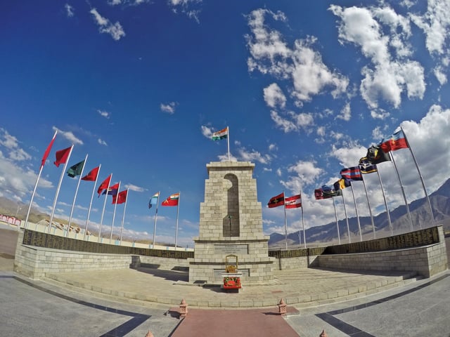Indian Army Hall of Fame at Leh, near Indo-Tibet border