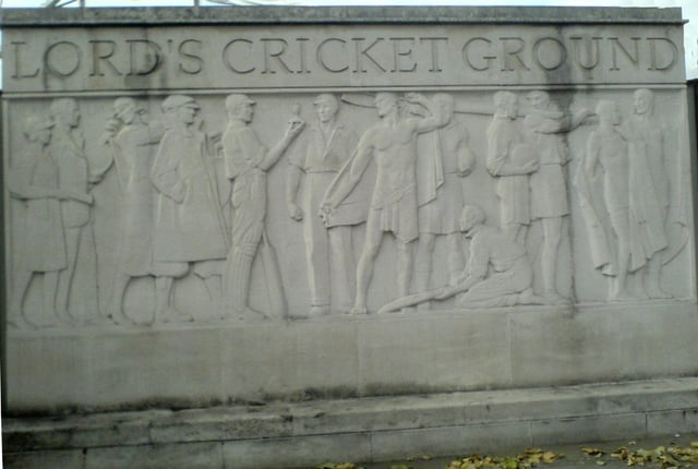 Perimeter wall display at Lord's