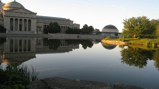 Museum of Science and Industry is one of the few remaining structures from the 1893 Exposition.