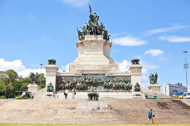 Monument to Independence in Independence Park, located at the place where then-Prince Pedro proclaimed the independence of Brazil