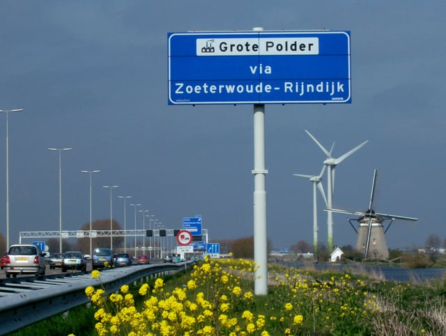 The Netherlands is a heavily developed country.
