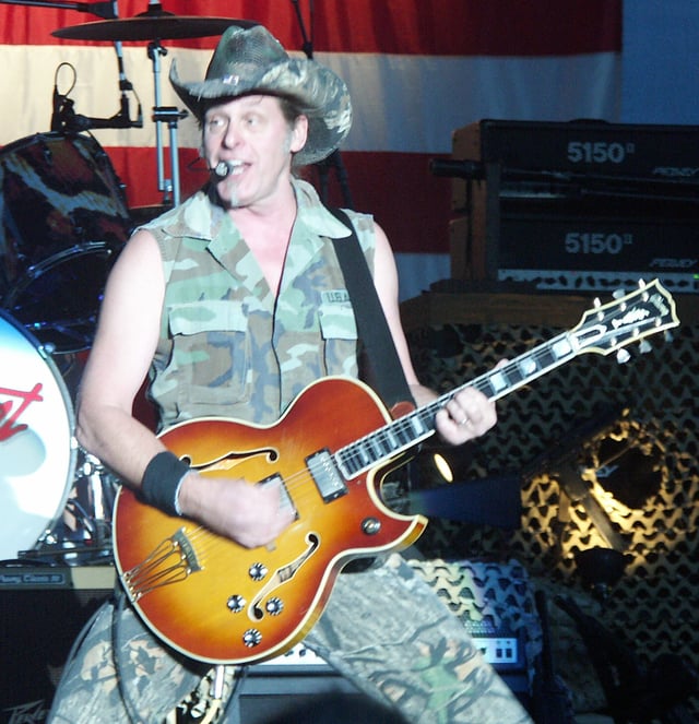 Musician Ted Nugent voiced himself in "Gee Whiz".