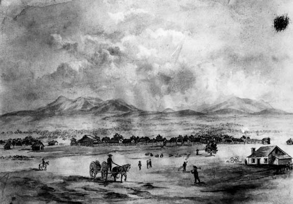 Drawing of San Bernardino (1852)