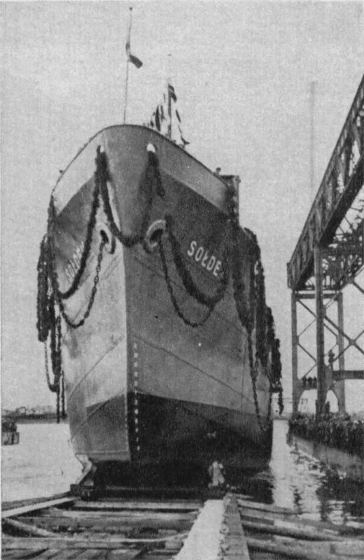 SS Sołdek, the first ship built in Poland after World War II