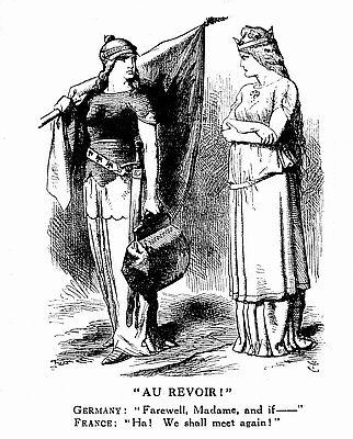 John Tenniel: Au Revoir!, Punch 6 August 1881