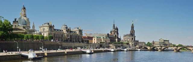 Dresden by day (Brühl's Terrace)