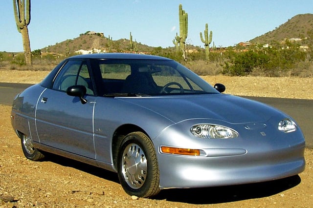 General Motors EV1 electric car (1996–1998), story told in movie Who Killed the Electric Car?