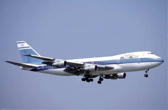 A former El Al Boeing 747-200B.