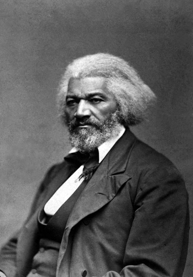 Multiracial social reformer Frederick Douglass.