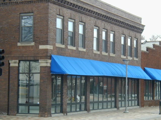 View of 24th and Lake Streets in North Omaha, site of many notable events in Omaha's Black American community