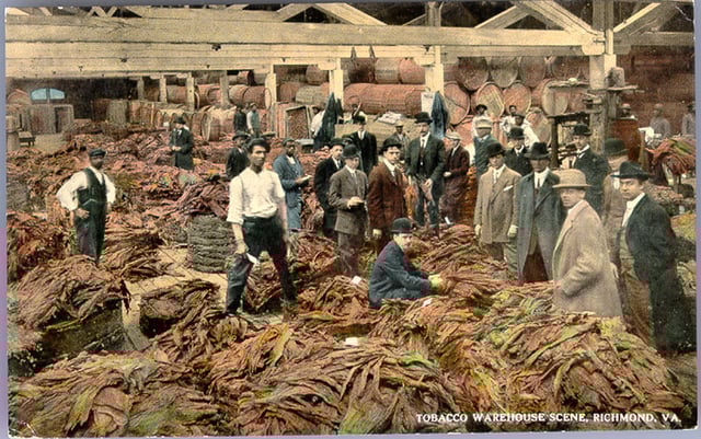 Richmond tobacco warehouse ca. 1910s