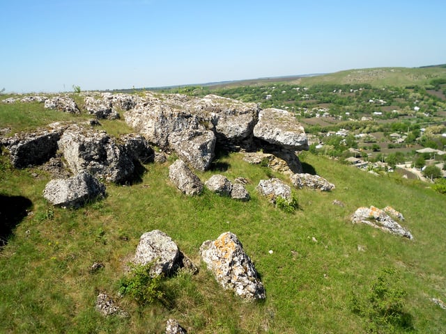 Toltrele Prutului near Fetești, Edineț District