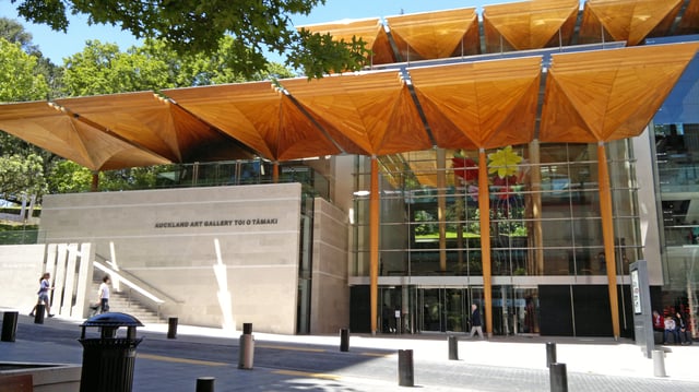The modern section of the Auckland Art Gallery, completed in 2011