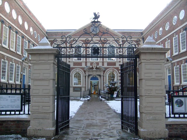 Bluecoat Chambers, the oldest building in Liverpool city centre