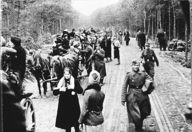 German refugees from East Prussia, February 1945