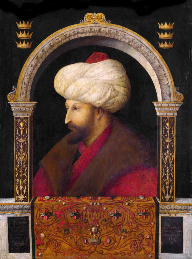 Sultan Mehmed II the Conqueror, by Gentile Bellini