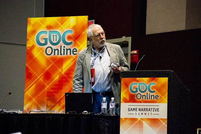 Nolan Bushnell at the Game Developers Conference in 2011