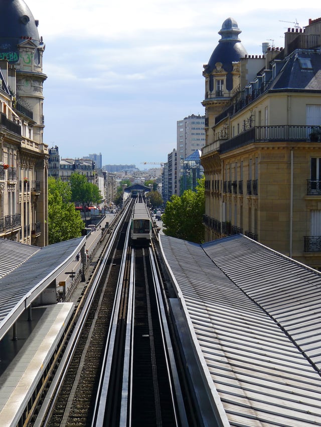 Overview of Passy station
