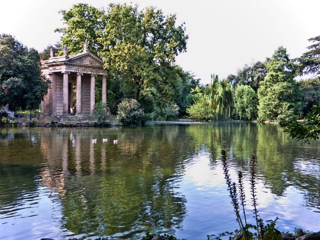 The Temple of Aesculapius, in the gardens of the Villa Borghese