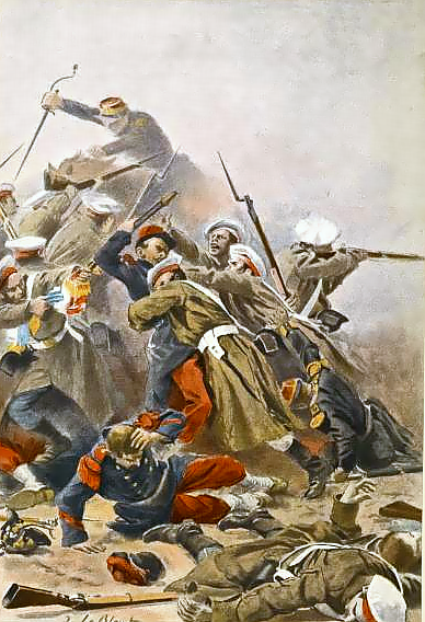Russo-French skirmish during the Crimean War