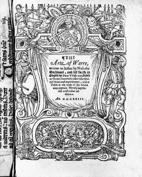 Peter Withorne's 1573 translation of The Art of War