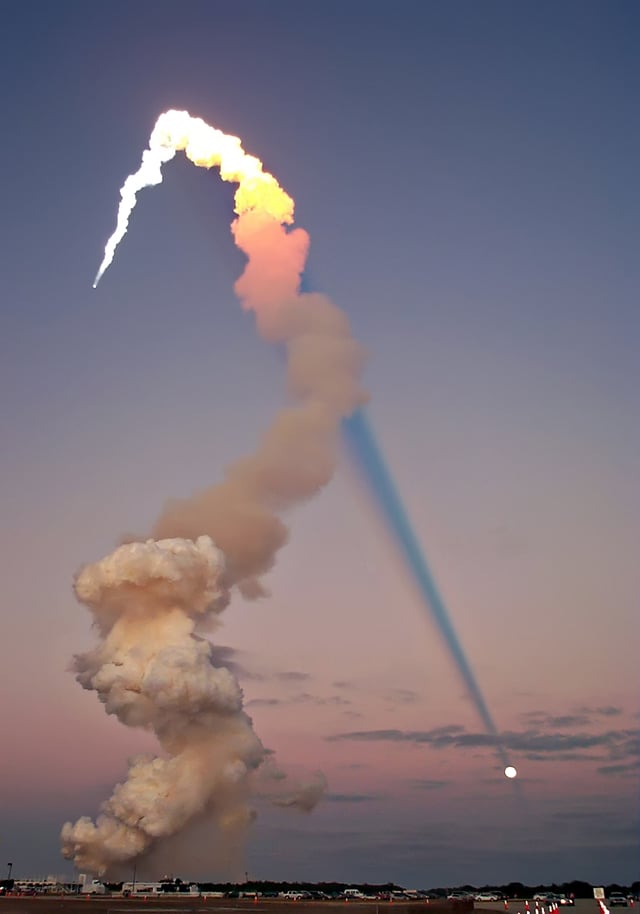 STS-98 launch in February 2001