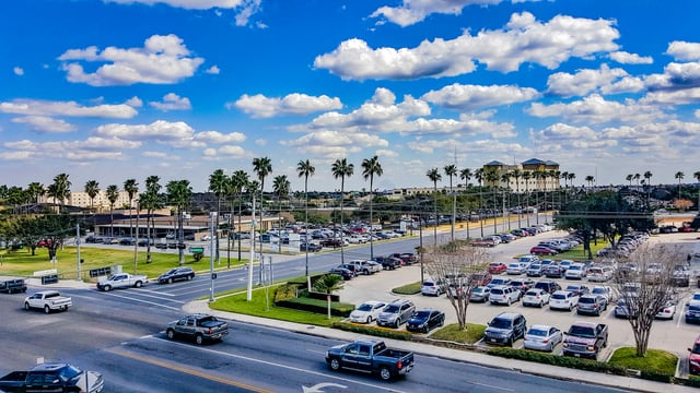 The Cityscape of McAllen.  This view is on 2nd and Ridge Road in McAllen.