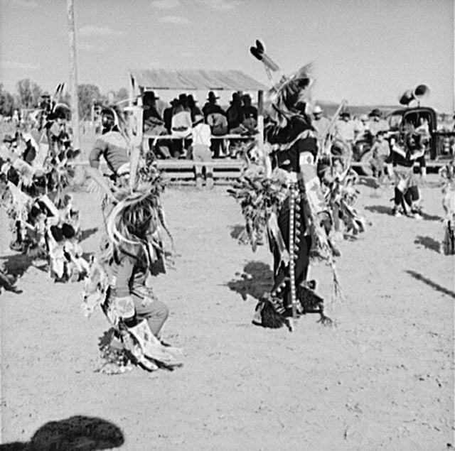 Dancers at Crow Fair in 1941