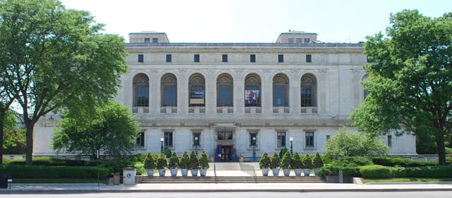 The Detroit Public Library in May 2010