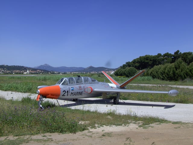 Fouga CM.175 Zéphyr at Toulon-Hyères Airport