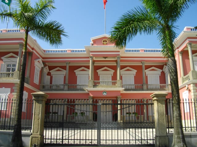 The Macau Government Headquarters is the official office of the Chief Executive.