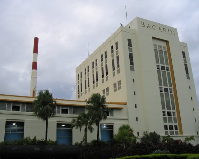 The "Cathedral of Rum" at the Bacardi distillery in Cataño, Puerto Rico, near San Juan