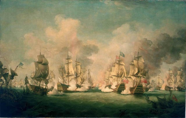 The Battle of Barfleur in 1692