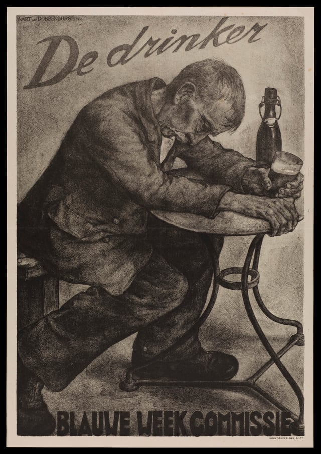 A 1936 anti-drinking poster.