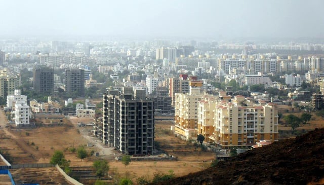 Baner, a recently developed suburb of Pune.