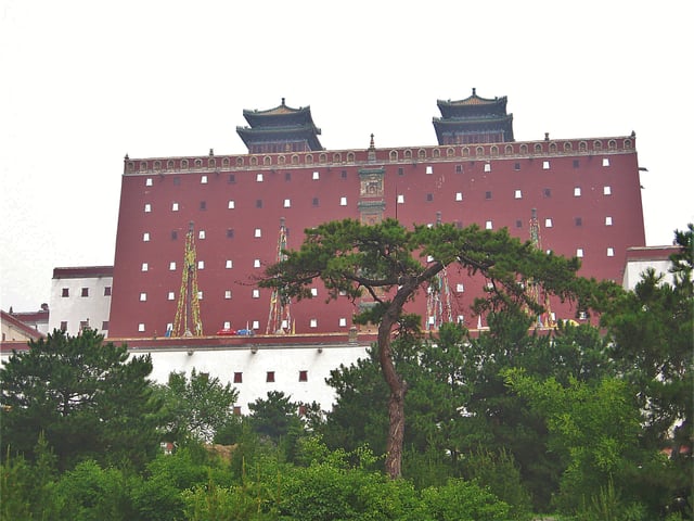 The Putuo Zongcheng Temple of Chengde, built in the 18th century during the reign of the Qianlong Emperor