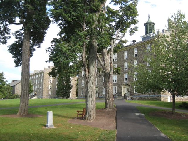 East and West Halls, the oldest residential halls of the university