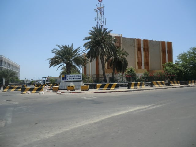 The Djibouti Telecom headquarters in Djibouti City.