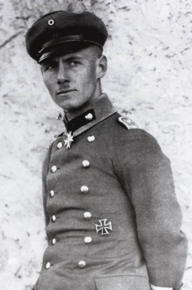 Lieutenant Rommel in Italy, 1917