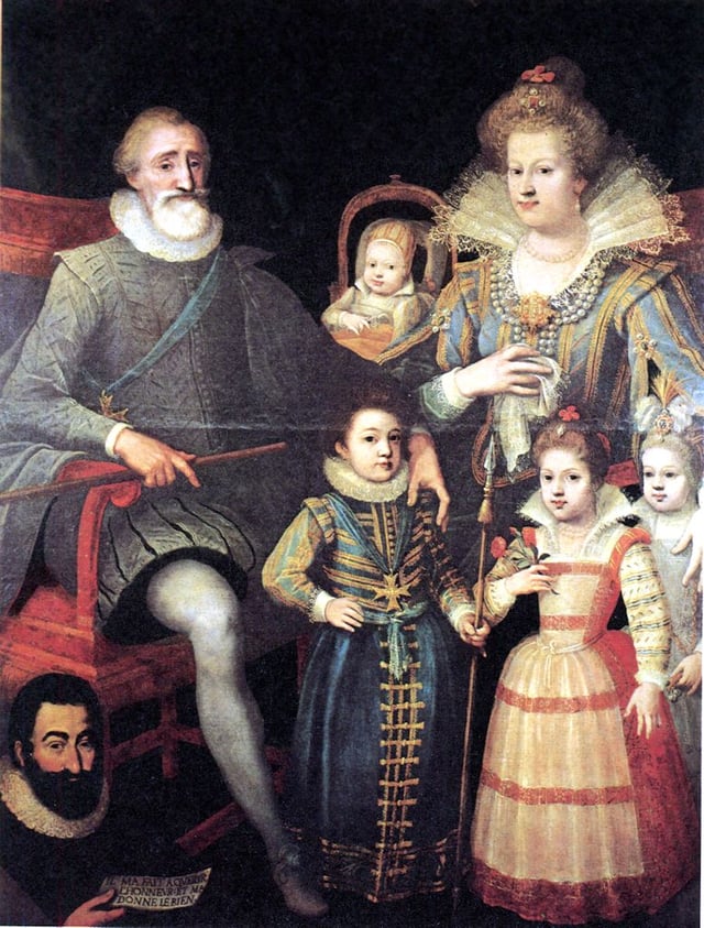 Marie de' Medici and her family (1607; by Frans Pourbus the younger).