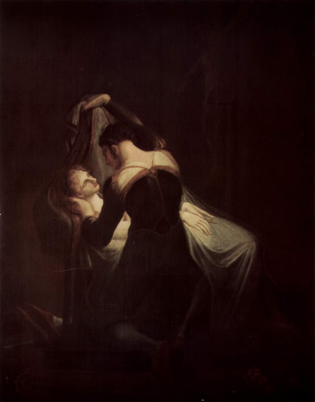 Romeo at Juliet's Deathbed, Henry Fuseli, 1809